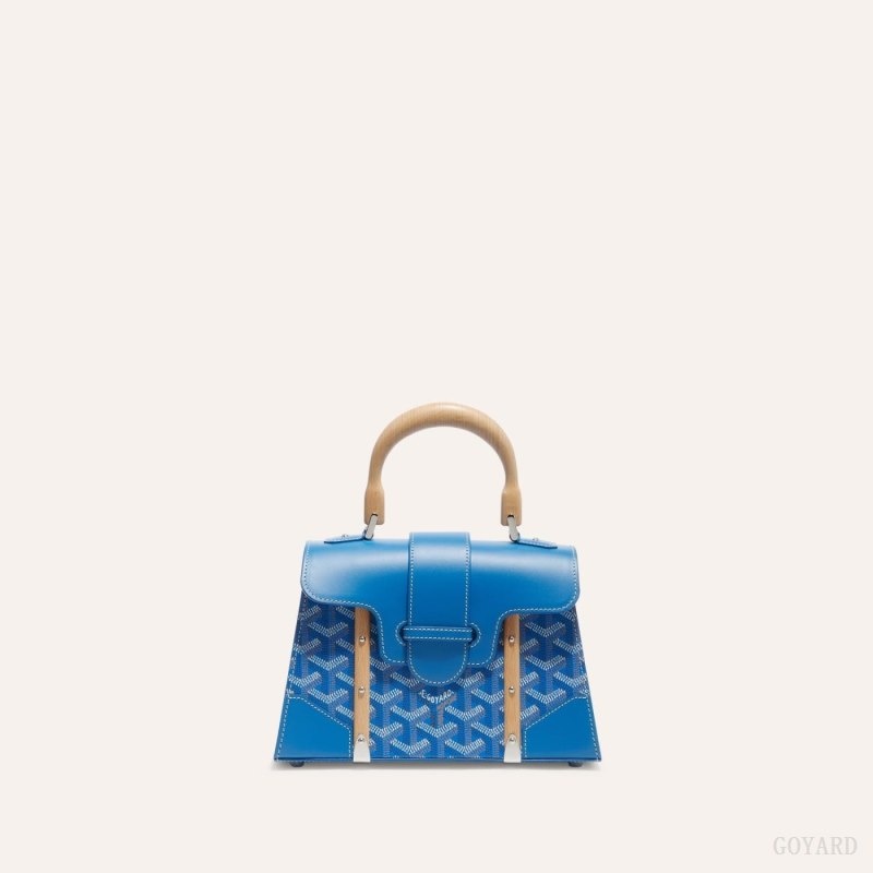 Goyard SAÏGON STRUCTURE MINI BAG Blue | IBJX6045