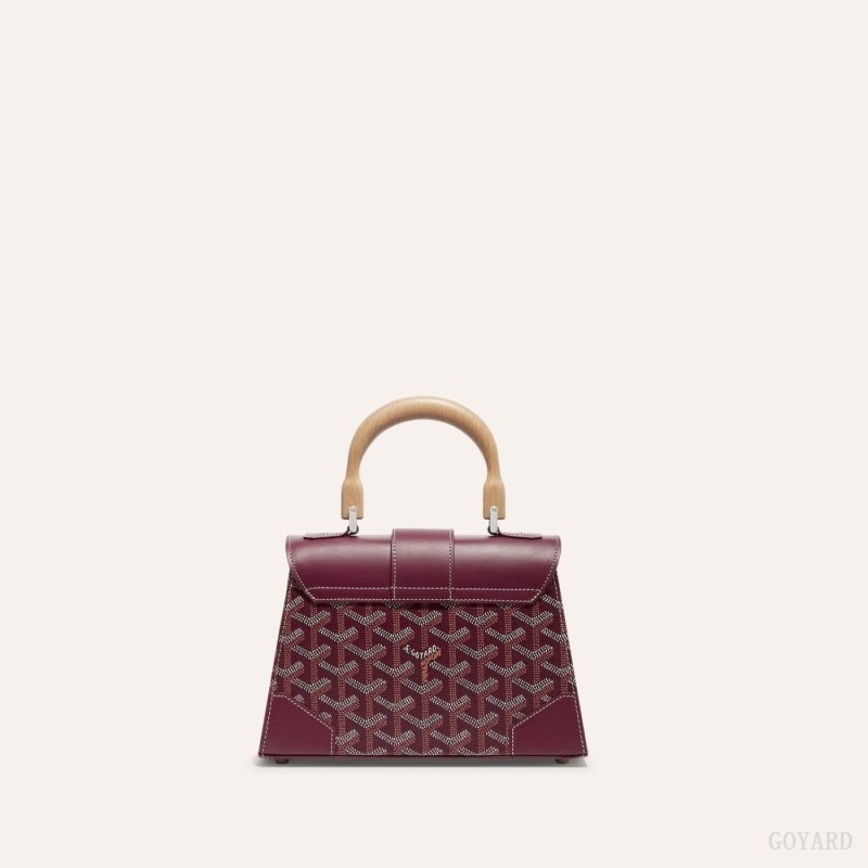 Goyard SAÏGON STRUCTURE MINI BAG Burgundy | ZVZM5566