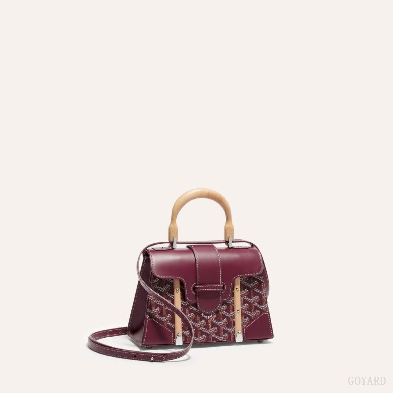 Goyard SAÏGON STRUCTURE MINI BAG Burgundy | ZVZM5566