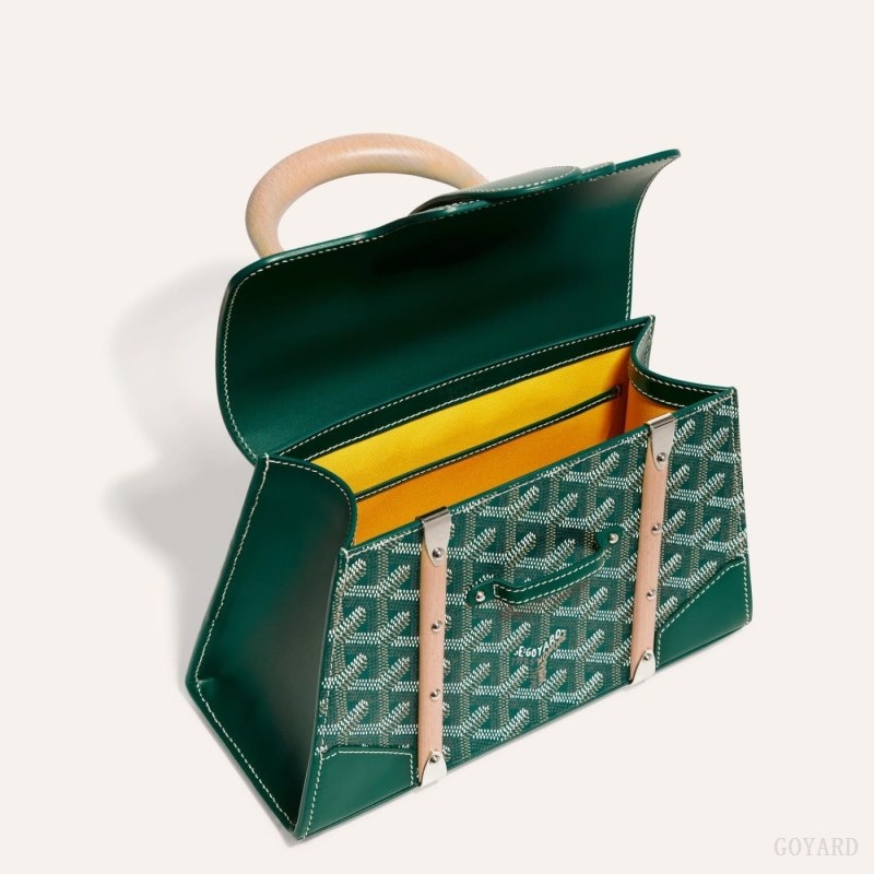 Goyard SAÏGON STRUCTURE MINI BAG Green | ZMLC7038