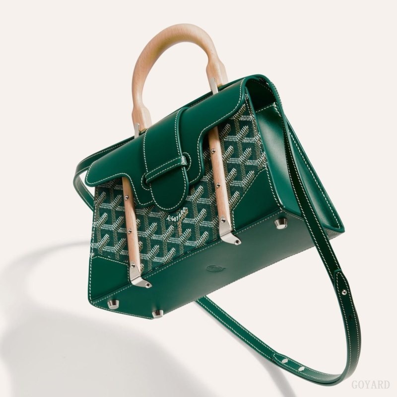 Goyard SAÏGON STRUCTURE MINI BAG Green | ZMLC7038