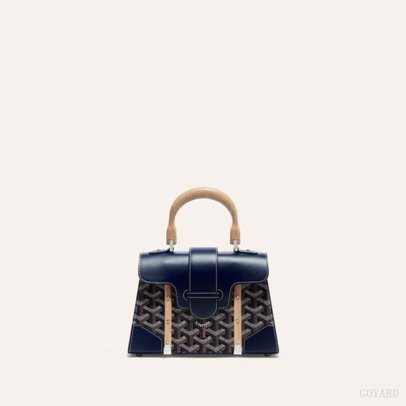 Goyard SAÏGON STRUCTURE MINI BAG Navy Blue | ECWI3038