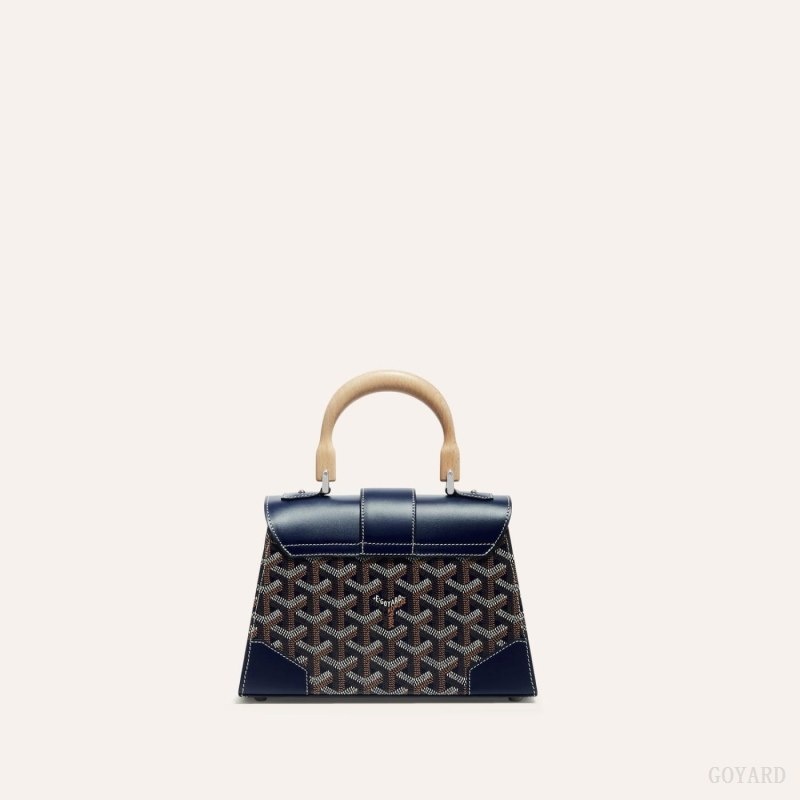 Goyard SAÏGON STRUCTURE MINI BAG Navy Blue | ECWI3038