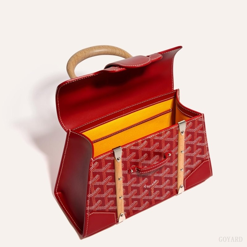 Goyard SAÏGON STRUCTURE MINI BAG Red | RRDW2171