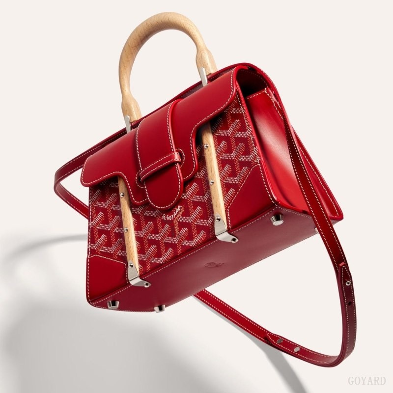 Goyard SAÏGON STRUCTURE MINI BAG Red | RRDW2171