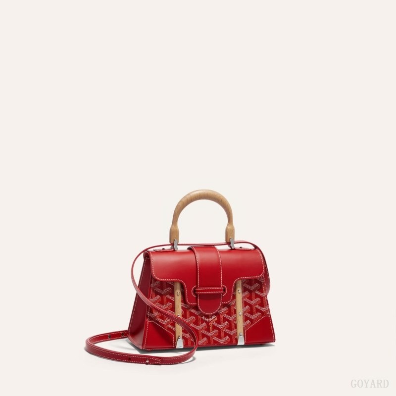 Goyard SAÏGON STRUCTURE MINI BAG Red | RRDW2171