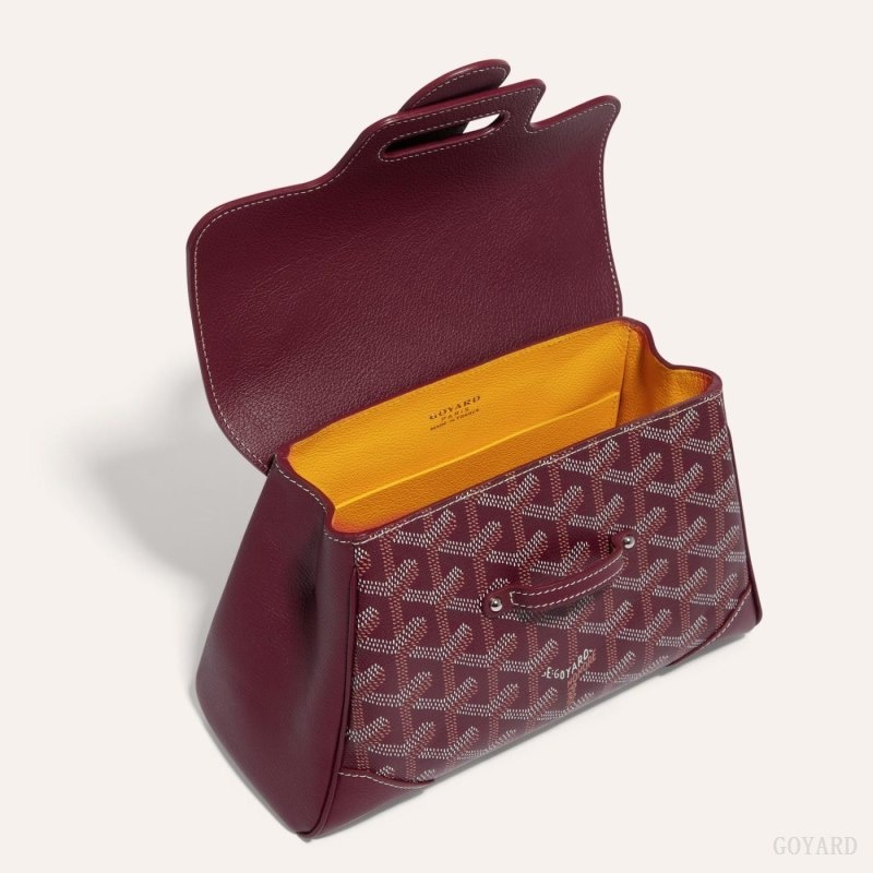 Goyard SAIGON SOUPLE MINI BAG Burgundy | UZYB4501