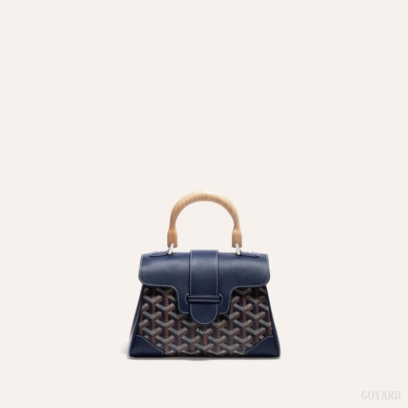 Goyard SAIGON SOUPLE MINI BAG Navy Blue | PLCH9393