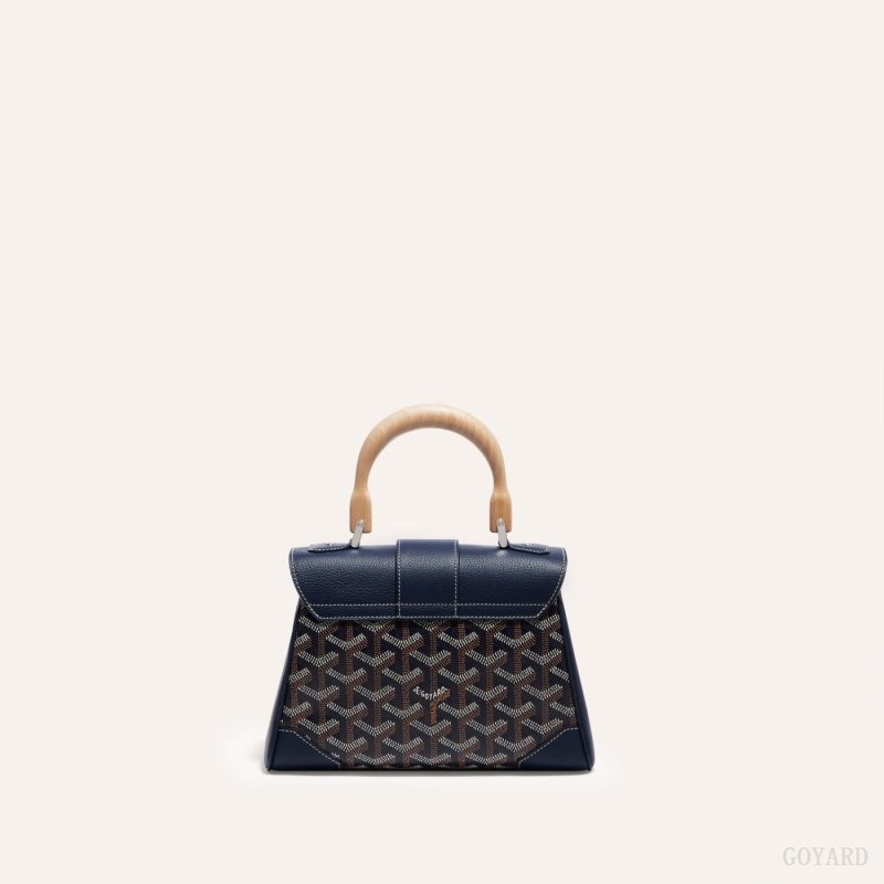 Goyard SAIGON SOUPLE MINI BAG Navy Blue | PLCH9393