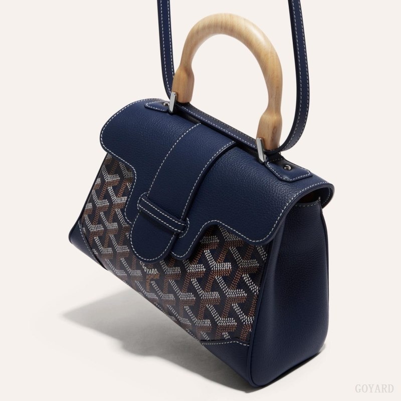 Goyard SAIGON SOUPLE MINI BAG Navy Blue | PLCH9393