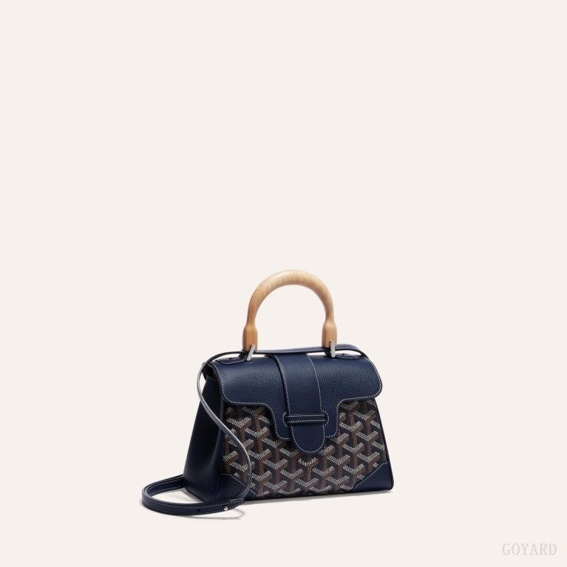 Goyard SAIGON SOUPLE MINI BAG Navy Blue | PLCH9393