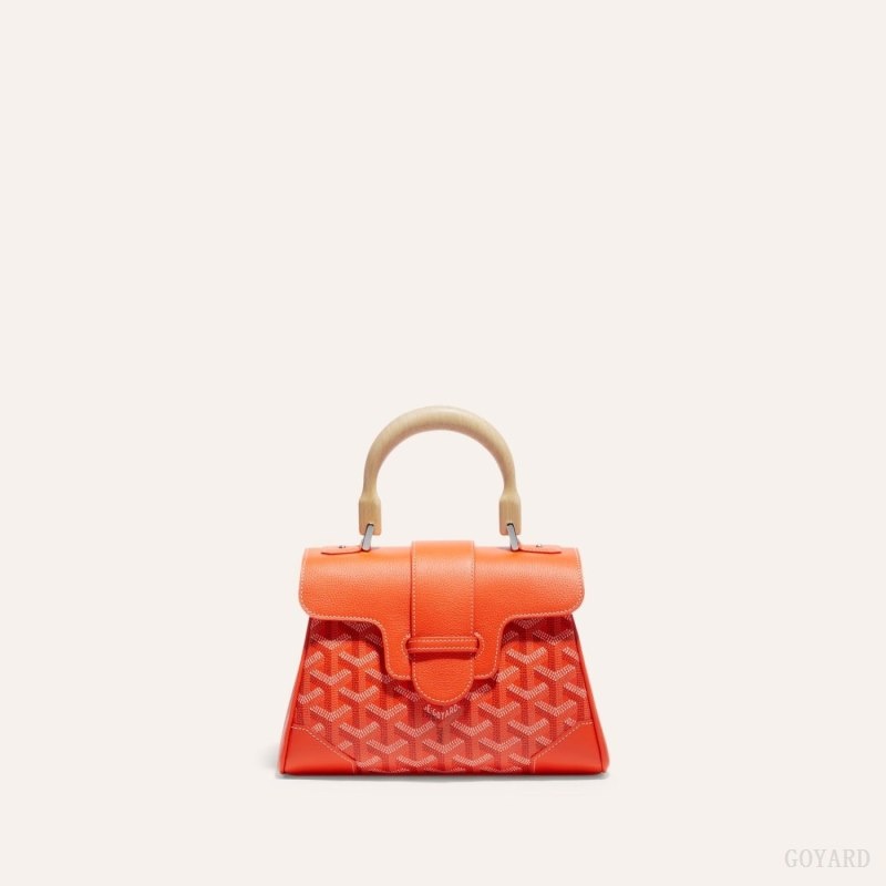 Goyard SAIGON SOUPLE MINI BAG Orange | YXZT9963