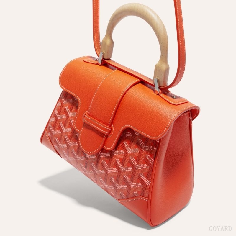 Goyard SAIGON SOUPLE MINI BAG Orange | YXZT9963