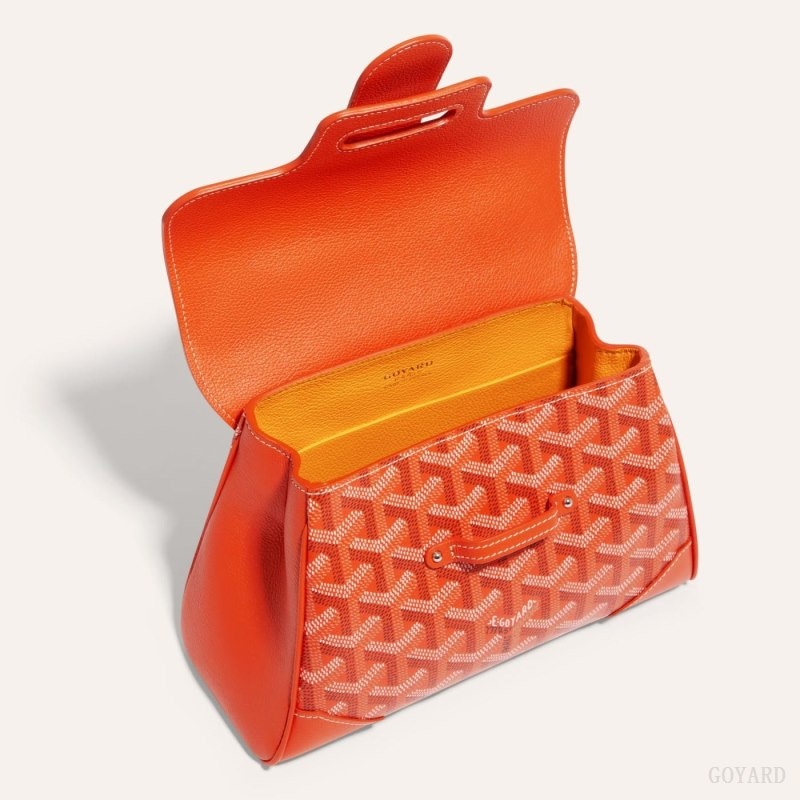 Goyard SAIGON SOUPLE MINI BAG Orange | YXZT9963