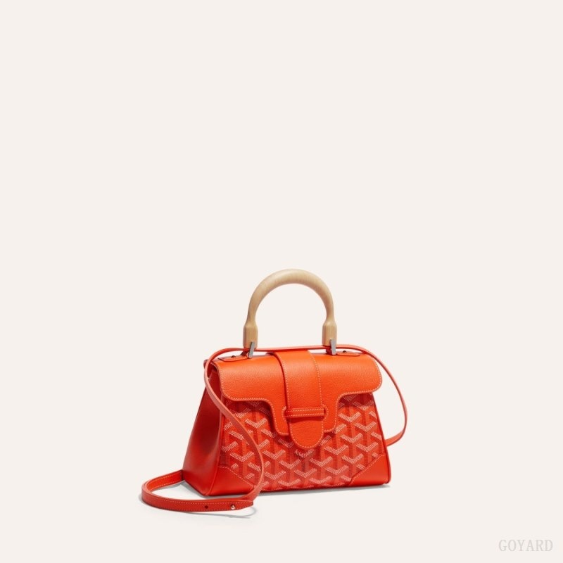 Goyard SAIGON SOUPLE MINI BAG Orange | YXZT9963