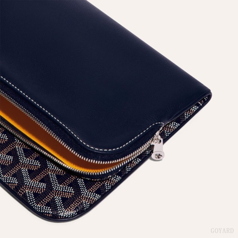 Goyard SAINTE-MARIE CLUTCH Navy Blue | QTNO9597