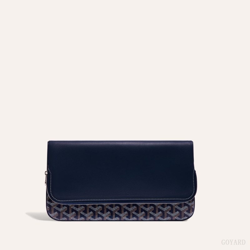 Goyard SAINTE-MARIE CLUTCH Navy Blue | QTNO9597