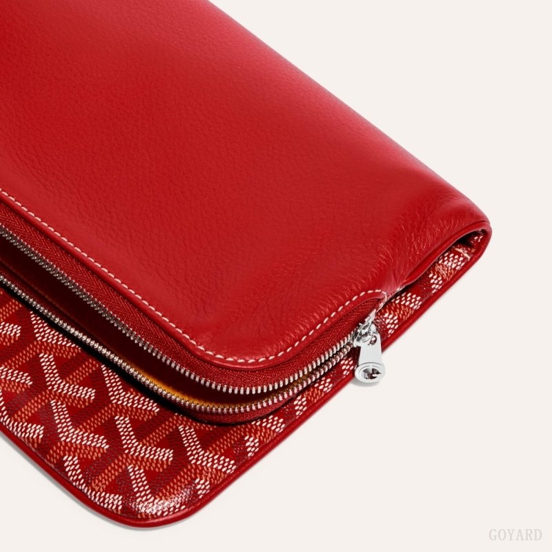 Goyard SAINTE-MARIE CLUTCH Red | HYFS4716