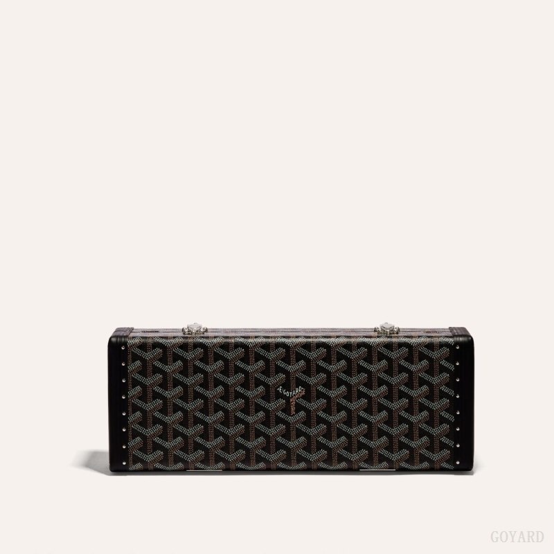 Goyard SAINT-HONORE TRUNK BAG Black | GRQD8861