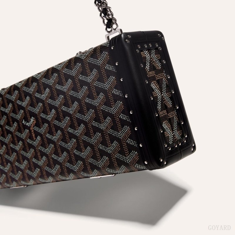 Goyard SAINT-HONORE TRUNK BAG Black | GRQD8861