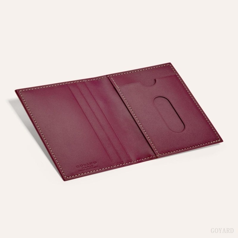 Goyard SAINT-MARC CARD WALLET Burgundy | UTOD4602