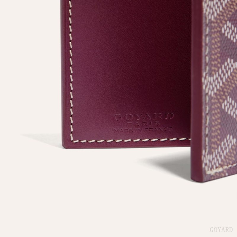 Goyard SAINT-MARC CARD WALLET Burgundy | UTOD4602