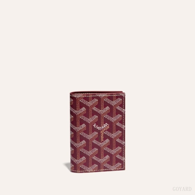 Goyard SAINT-MARC CARD WALLET Burgundy | UTOD4602