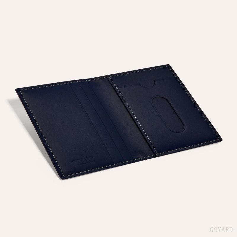 Goyard SAINT-MARC CARD WALLET Navy Blue | HIDP1646