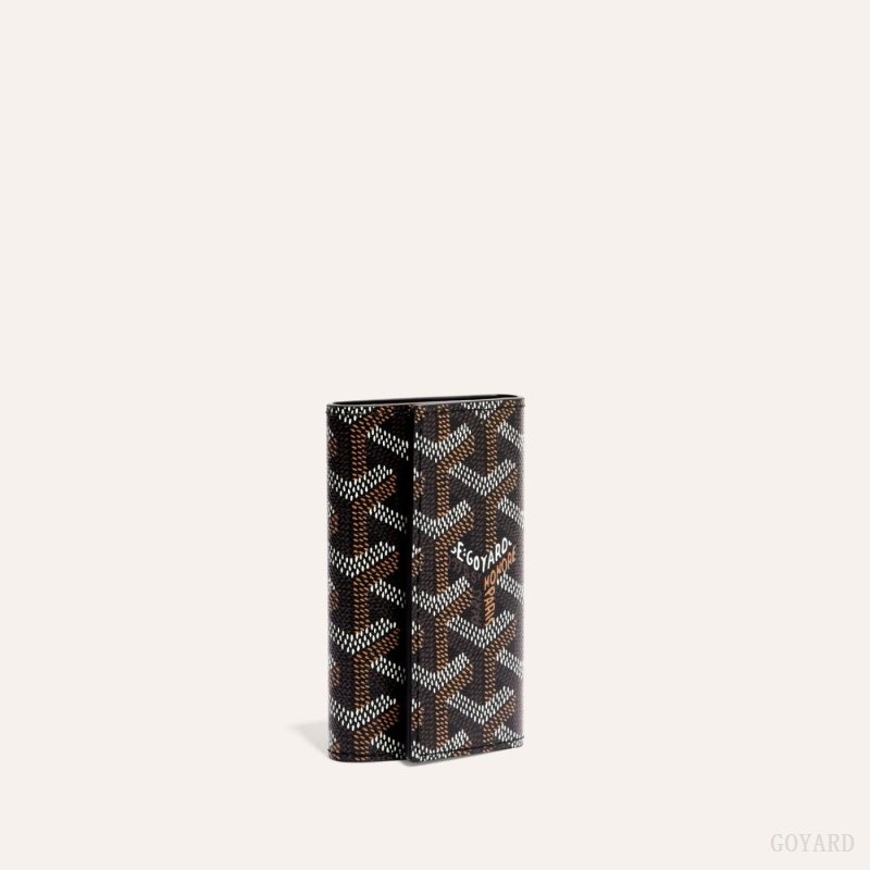 Goyard SAINT-MICHEL KEY RING Black | GDWK7934