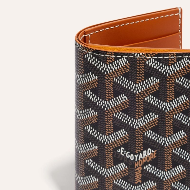 Goyard SAINT-PIERRE CARD WALLET Black / Brown | GGMH6519