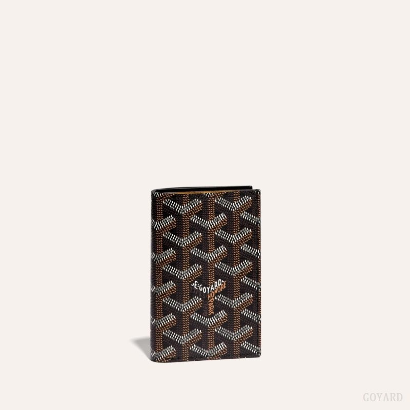 Goyard SAINT-PIERRE CARD WALLET Black | QETS7417