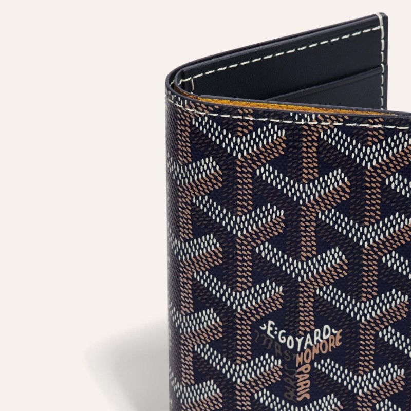 Goyard SAINT-PIERRE CARD WALLET Navy Blue | GGVP0581