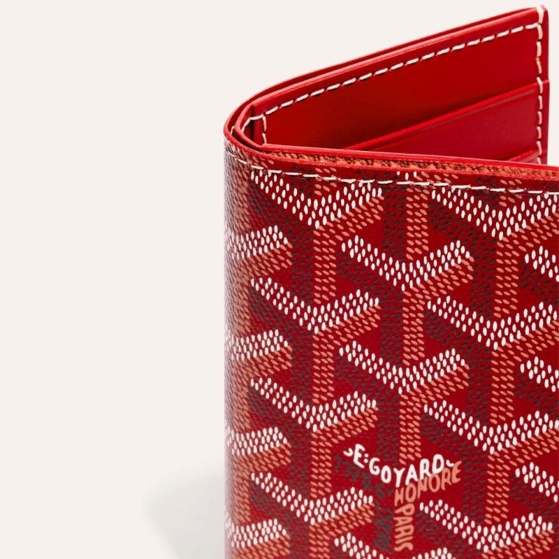 Goyard SAINT-PIERRE CARD WALLET Red | BGKZ7178