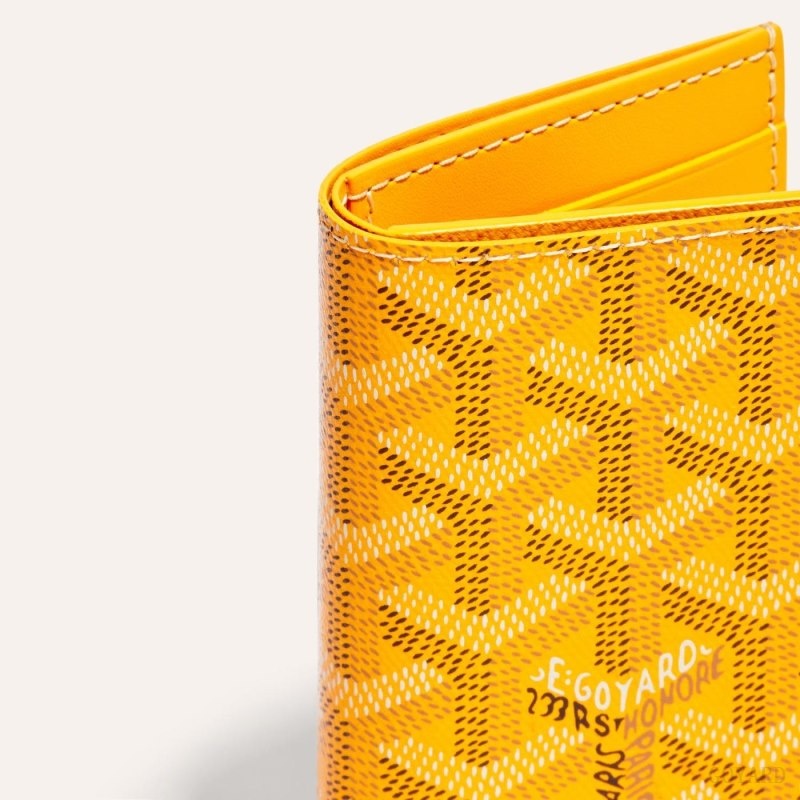 Goyard SAINT-PIERRE CARD WALLET Yellow | BUMM3896