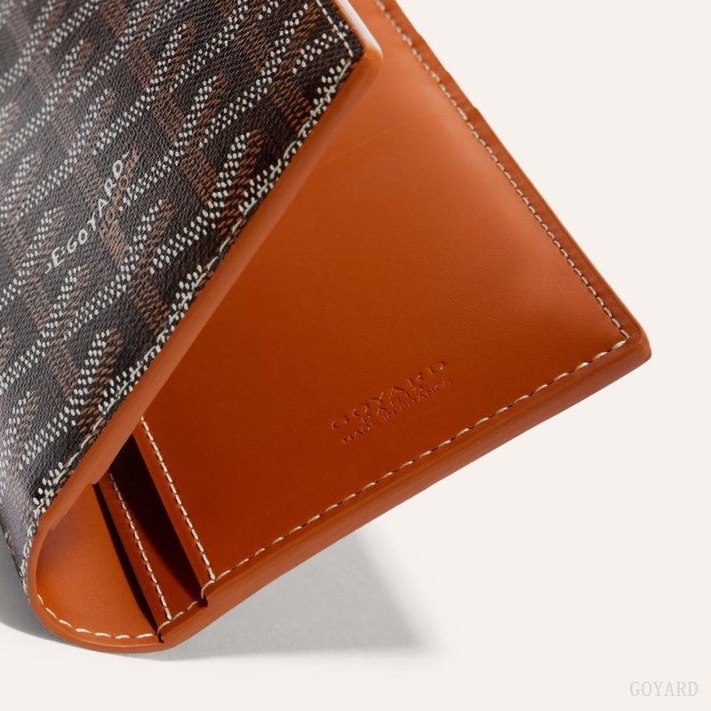 Goyard SAINT-ROCH WALLET Black / Brown | NVMQ5695