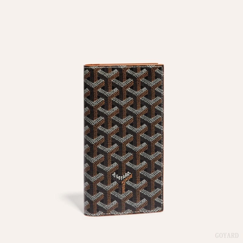 Goyard SAINT-ROCH WALLET Black / Brown | NVMQ5695