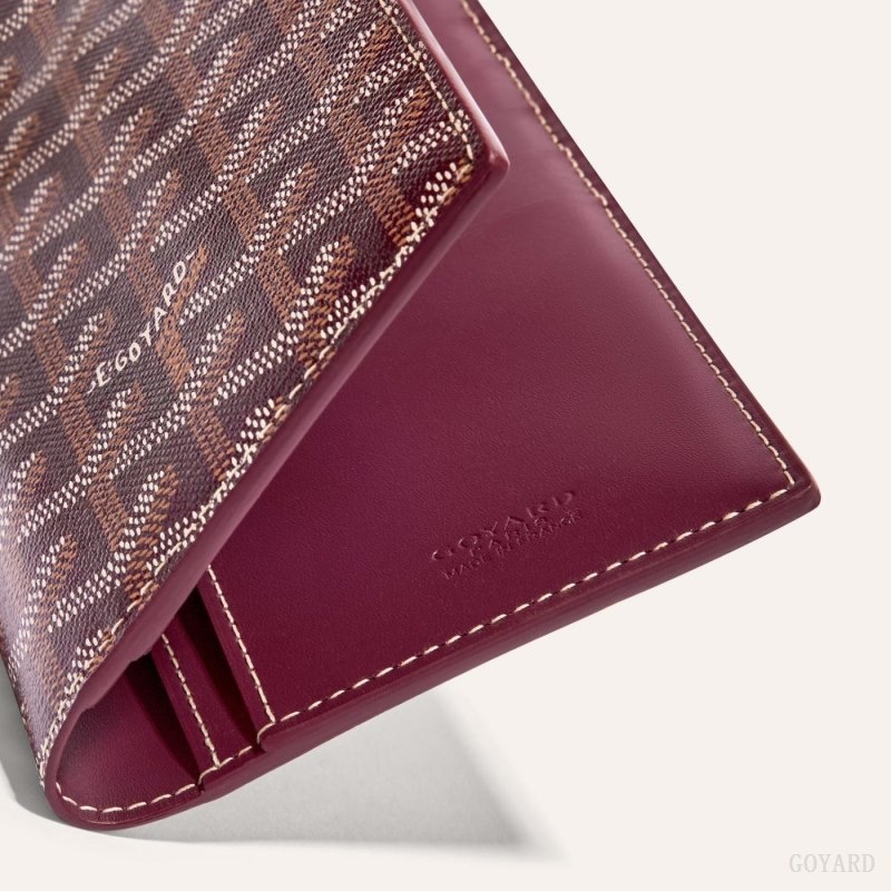 Goyard SAINT-ROCH WALLET Burgundy | EICM7649