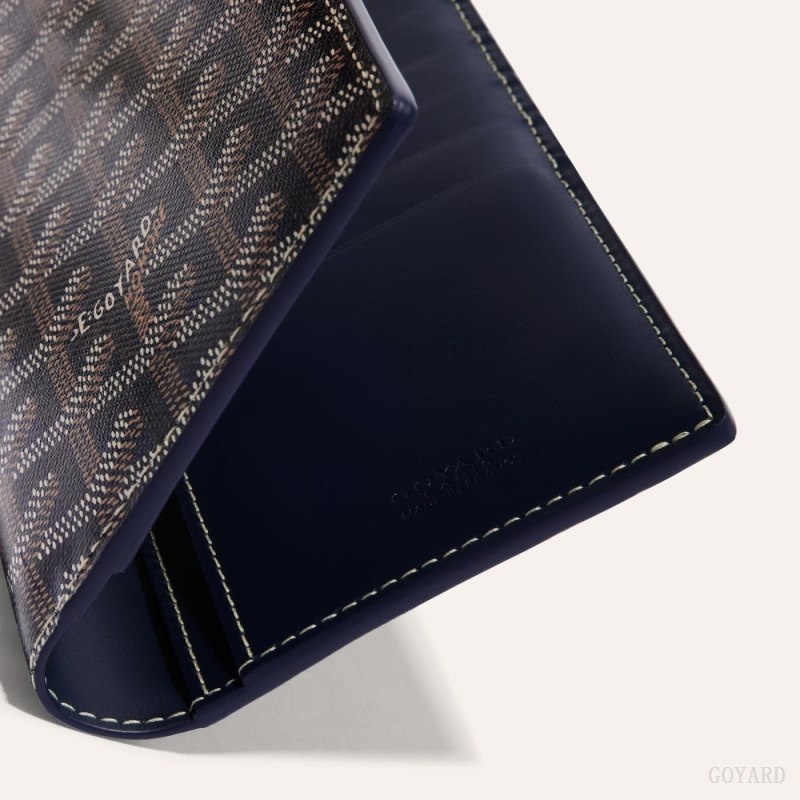 Goyard SAINT-ROCH WALLET Navy Blue | ACUD0427