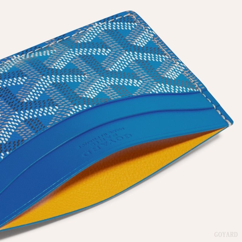 Goyard SAINT-SULPICE CARD WALLET Blue | XUUC1890