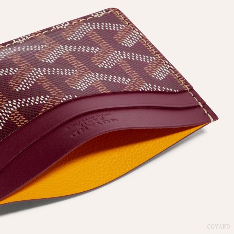 Goyard SAINT-SULPICE CARD WALLET Burgundy | BOII3477