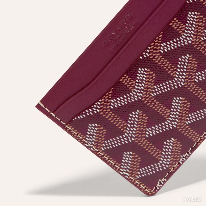 Goyard SAINT-SULPICE CARD WALLET Burgundy | BOII3477