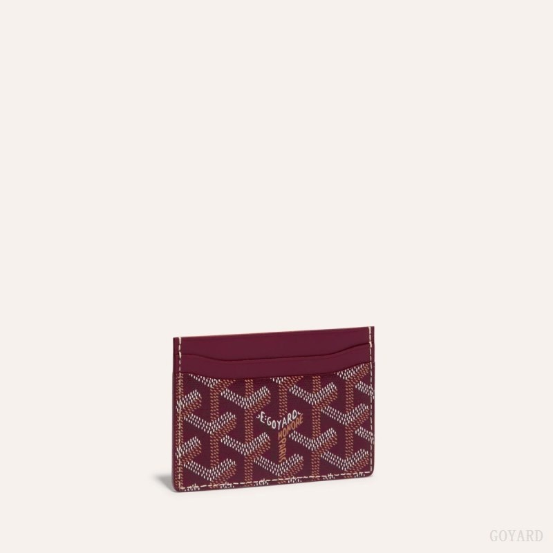 Goyard SAINT-SULPICE CARD WALLET Burgundy | BOII3477