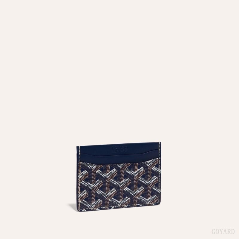 Goyard SAINT-SULPICE CARD WALLET Navy Blue | YALF4339