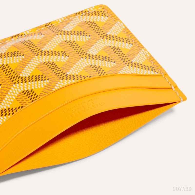 Goyard SAINT-SULPICE CARD WALLET Yellow | UYJS4521