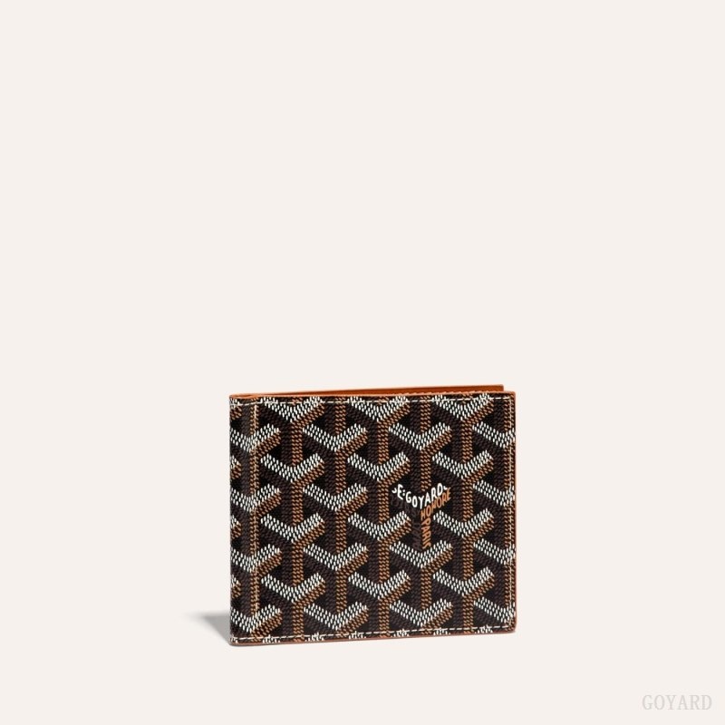 Goyard SAINT-THOMAS BILL FOLD Black / Brown | UYIC9698