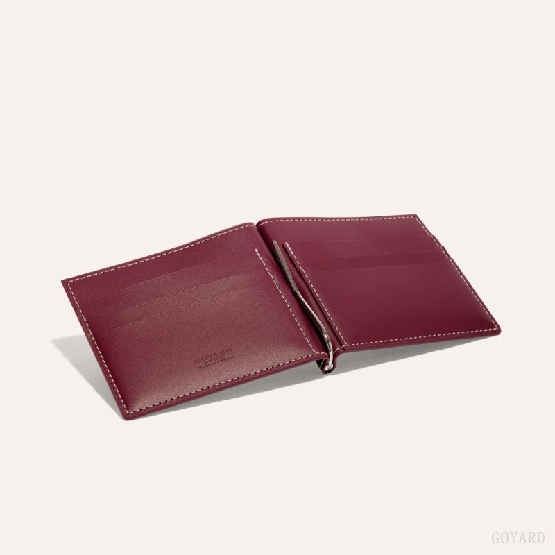 Goyard SAINT-THOMAS BILL FOLD Burgundy | FKMD2173