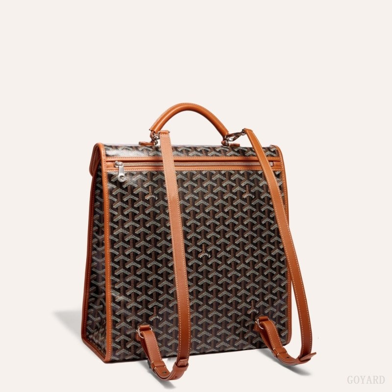 Goyard SAINT LEGER BACKPACK Black / Brown | JAMR6329