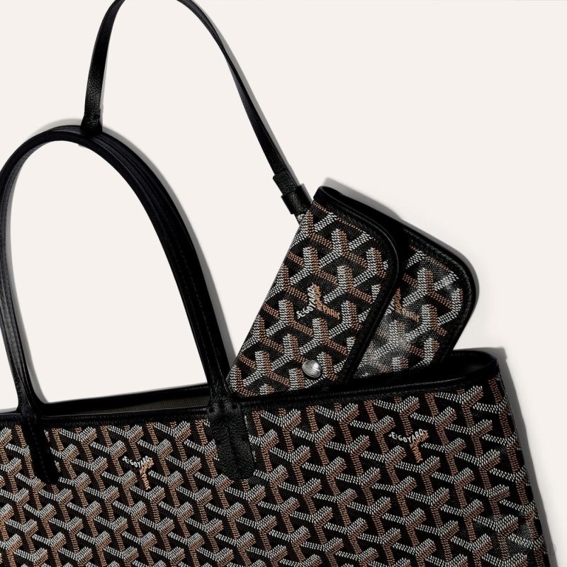 Goyard SAINT LOUIS PM BAG Black | HIUO6246