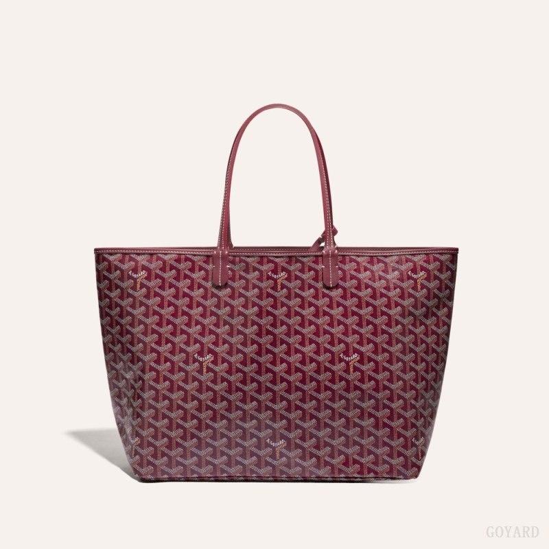 Goyard SAINT LOUIS PM BAG Burgundy | YXHG7343