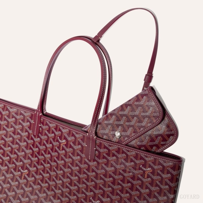 Goyard SAINT LOUIS PM BAG Burgundy | YXHG7343